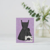 Mode / naaister Kaart - SRF Visitekaartje (Staand voorkant)