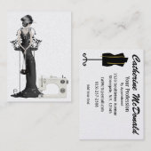 Mode / naaister Kaart - SRF Visitekaartje (Voorkant / Achterkant)