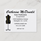 Mode / naaister Kaart - SRF Visitekaartje (Achterkant)