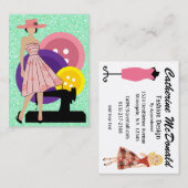 Mode / naaister Kaart - SRF Visitekaartje (Voorkant / Achterkant)