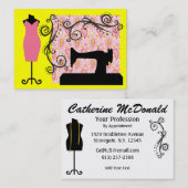 Mode / naaister Kaart - SRF Visitekaartje (Voorkant / Achterkant)