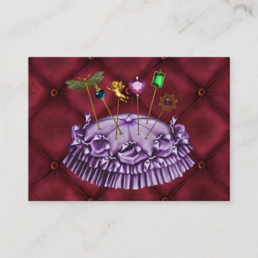 Mode / naaister / stoffering - SRF Visitekaartje (Voorkant)