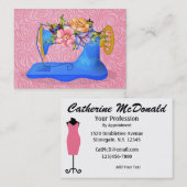 Mode / naaister Visitekaartje - SRF (Voorkant / Achterkant)