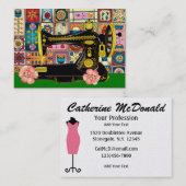 Mode / naaister Visitekaartje - SRF (Voorkant / Achterkant)