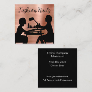 Mode Nails Manicure Visitekaartjes