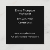 Mode Nails Manicure Visitekaartjes (Achterkant)