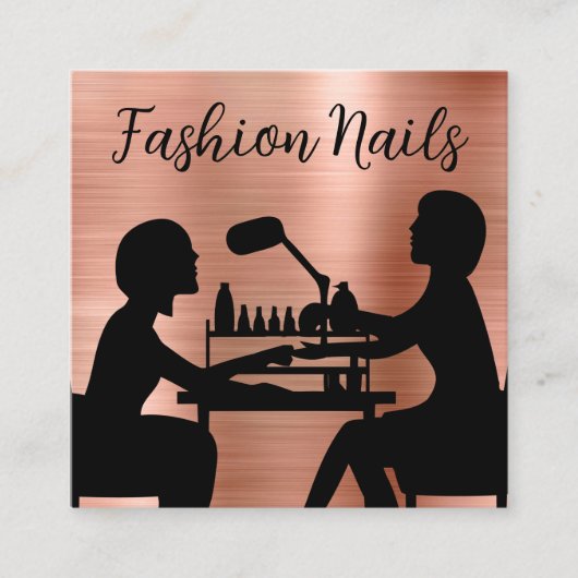 Mode Nails Manicure Visitekaartjes (Voorkant)