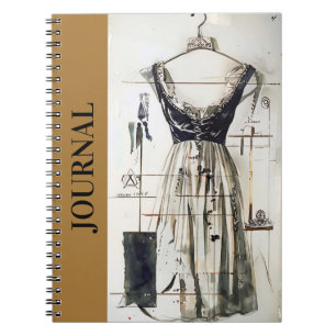 Mode Notitieboek met Dress Design