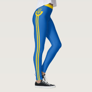 Mode Oekraïne en Oekraïnse vlag, fan van reizen/sp Leggings