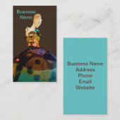 Mode of make-up stylist Visitekaartje (Voorkant / Achterkant)