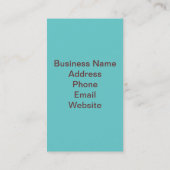 Mode of make-up stylist Visitekaartje (Achterkant)