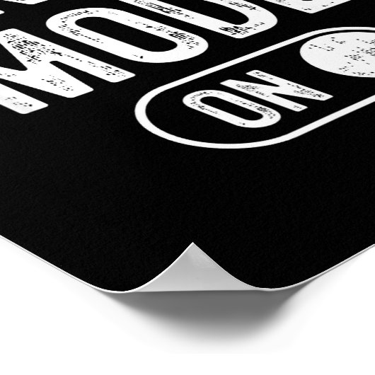 Mode On Costume Funny Farmer Gift Falm Animal Love Poster (Hoek)