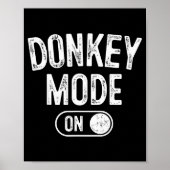 Mode On Costume Funny Farmer Gift Falm Animal Love Poster (Voorkant)