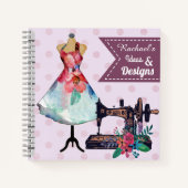 Mode ontwerp - Aangepaste schets Notitieboek (Voorkant)