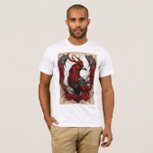 mode ontwerp Eagal print T Shurt Human T-Short T-shirt (Voorkant volledig)