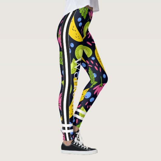 mode ontwerp fruitpatroon l Kleurrijk Leggings (Rechts)