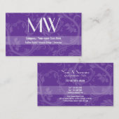 Mode ontwerper stylist interieurdecorator visitekaartje (Voorkant / Achterkant)