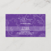 Mode ontwerper stylist interieurdecorator visitekaartje (Achterkant)