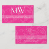 Mode ontwerper stylist interieurdecorator visitekaartje (Voorkant / Achterkant)