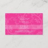 Mode ontwerper stylist interieurdecorator visitekaartje (Achterkant)