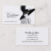  Mode Ontwerpwijziging Seamstress Visitekaartje (Voorkant / Achterkant)