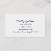  Mode Ontwerpwijziging Seamstress Visitekaartje (Achterkant)