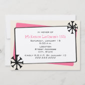 Mode op dag van geboorte van leopard-drukblad kaart (Achterkant)