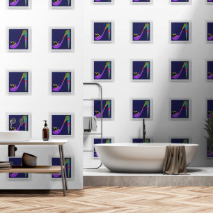 Mode op hoge hoogte behang