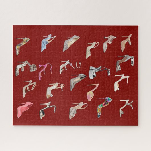 Mode op hoog niveau Stilettos jigzaag Puzzle Legpuzzel (Horizontaal)