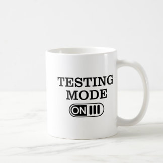 Mode Op Testdag Teacher Testing Day Mannen Vrouwen Koffiemok