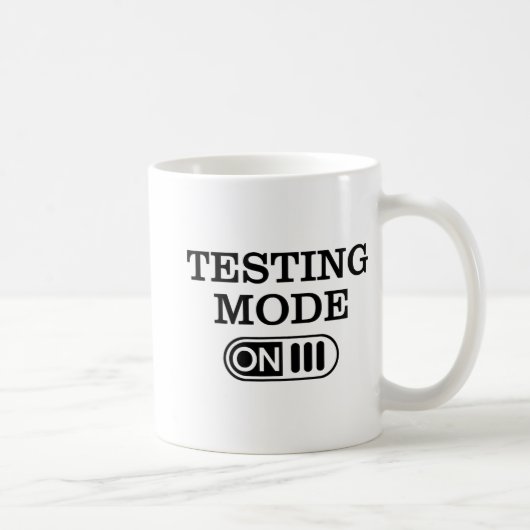 Mode Op Testdag Teacher Testing Day Mannen Vrouwen Koffiemok (Rechts)