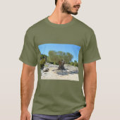 Mode oude Franse olijfbomen T-shirt (Voorkant)