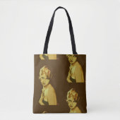  Mode overal print Canvas tas (Voorkant)