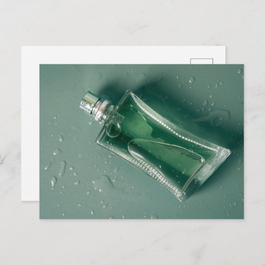 Mode parfumfles briefkaart (Voorkant / Achterkant)