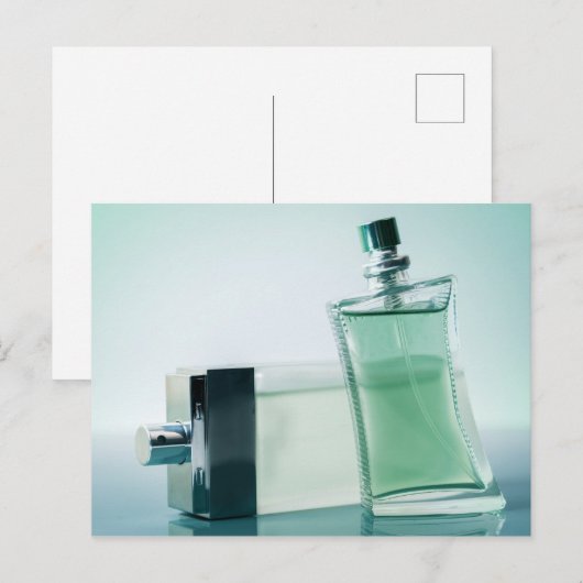 Mode parfumfles briefkaart (Voorkant / Achterkant)