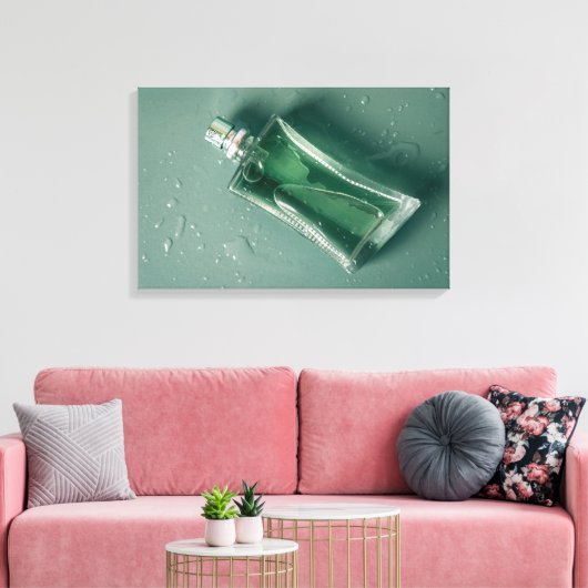 Mode parfumfles canvas afdruk (Insitu (Woonkamer))