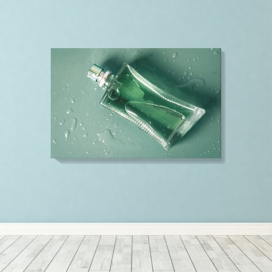 Mode parfumfles canvas afdruk (Insitu (Houten vloer))