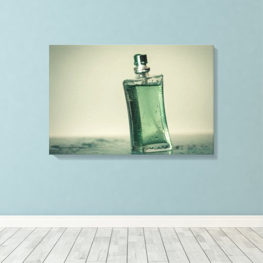 Mode parfumfles canvas afdruk (Insitu (Houten vloer))