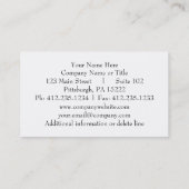 Mode Parijs 1910 Visitekaartje (Achterkant)