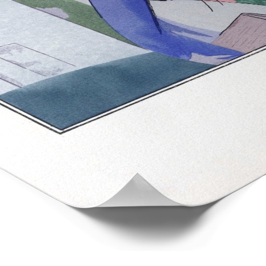 Mode Parijs 1914 Poster (Hoek)