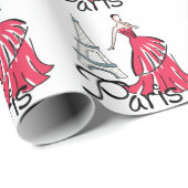 Mode Parijs Cadeaupapier (Rol Hoek)