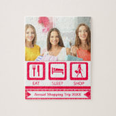 Mode partij deur prijs eten slaap winkel puzzel legpuzzel (Verticaal)