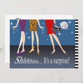 Mode Partij meisjes Verrassenfeest Kaart (Voorkant / Achterkant)