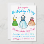  Mode Pastel Prom Dresses Birthday Party Kaart (Voorkant)