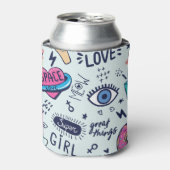 Mode Patch: Pop Art Stickers. Blikjeskoeler (Blikje Voorkant)