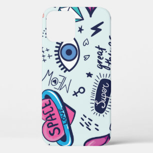 Mode Patch: Pop Art Stickers. Case-Mate iPhone Case