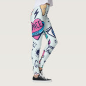 Mode Patch: Pop Art Stickers. Leggings (Rechts)