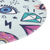 Mode Patch: Pop Art Stickers. Snijplank (Hoek)