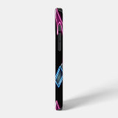 Mode Patroon met Neon Iconen. iPhone Hoesje (Linkerkant)