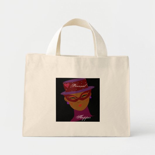 Mode Personal Shopper in Natural III Mini Tote Bag (Voorkant)
